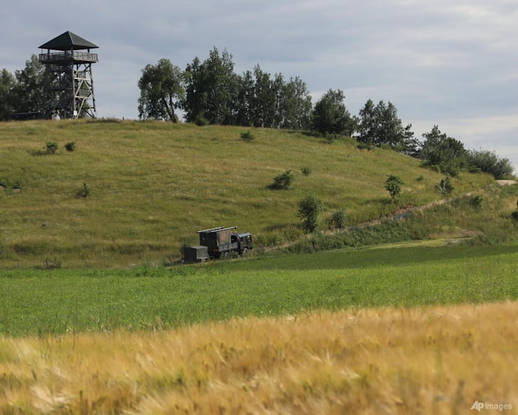Belarus begins military drills near its border with Poland and Lithuania as tensions heighten