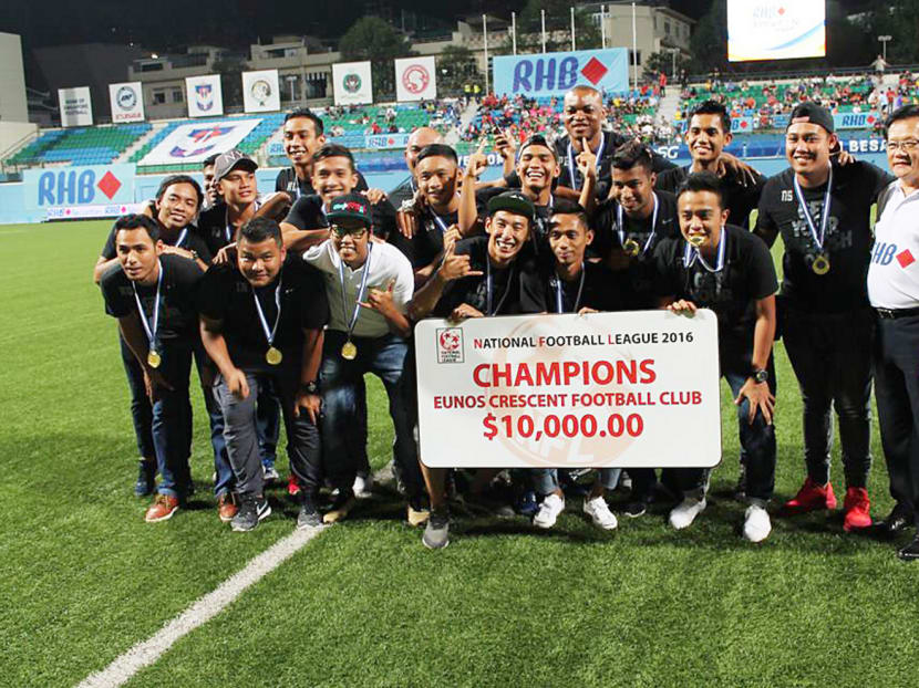 Amateur champs Eunos Crescent eye place among S.League big boys