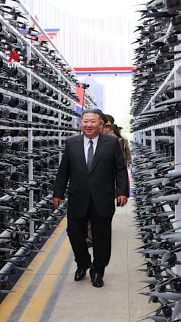 North Korea shows off drones, missiles as Kim Jong Un urges AI weapons push