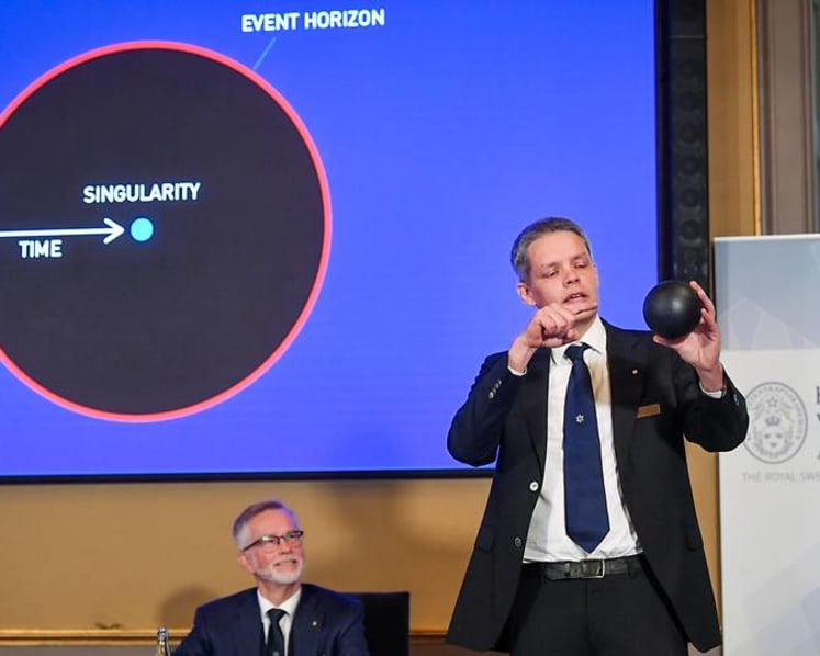 Three scientists win Nobel physics prize for black hole finds