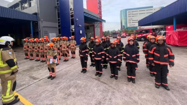 本地逾四成前线消防员是全职国民服役人员 战备人员占将近一成