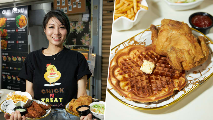 ‘Chio Bu’ Hawker Shed 26kg To Prep Herself For Opening A Fried Chicken & Dessert Stall At Chomp Chomp