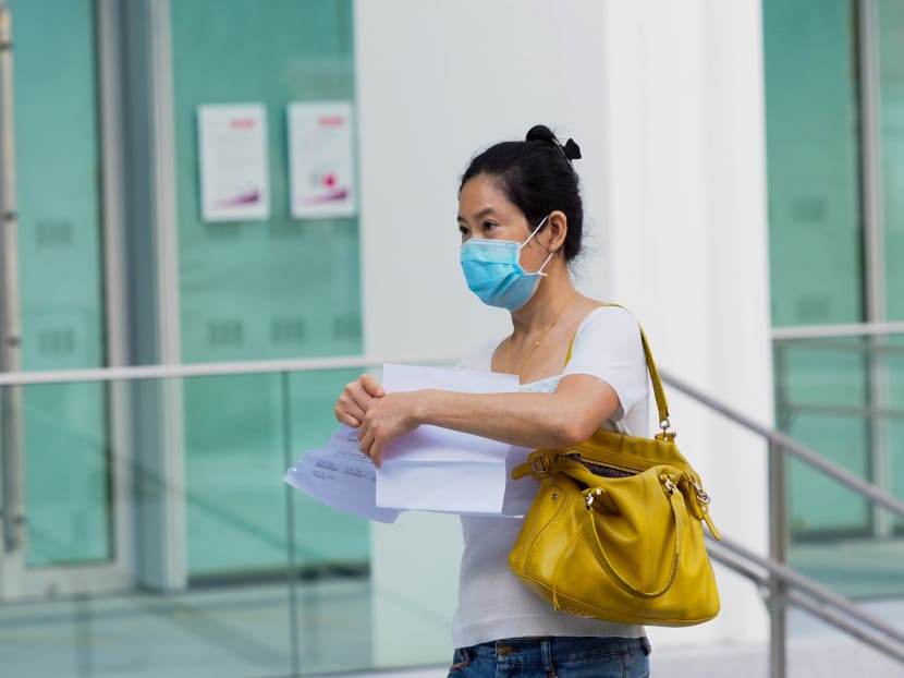 Jin Yin, 55, who is charged with breaching control order under Covid-19 (Temporary Measures) (Control Order) Regulations, and two other charges.