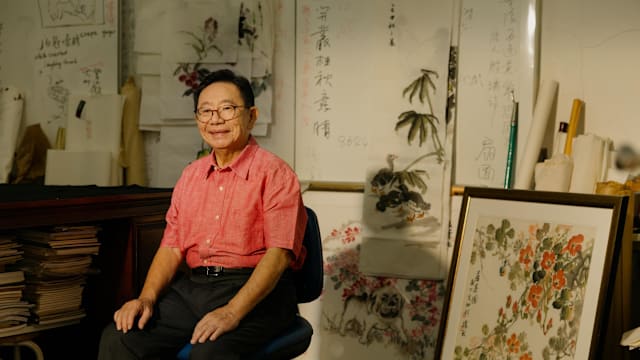 水墨画家荣获新加坡文化奖 赖瑞龙难掩激动：这奖不容易得！