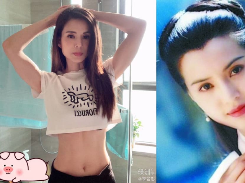 Imagine being in such abs-cellent shape in your fifties.