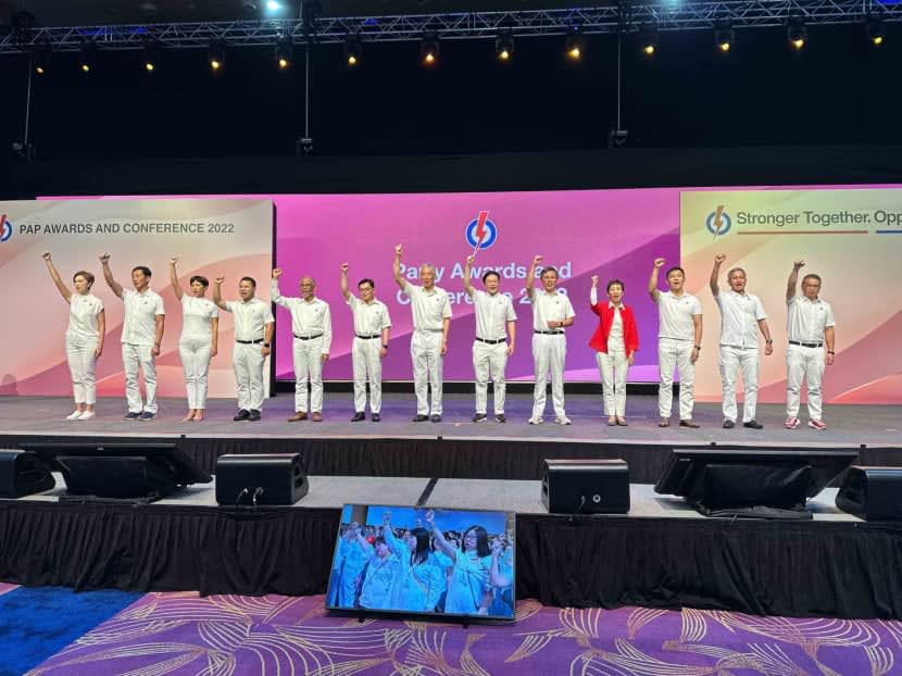 A photo of the People's Action Party central executive committee on Nov 6, 2022.