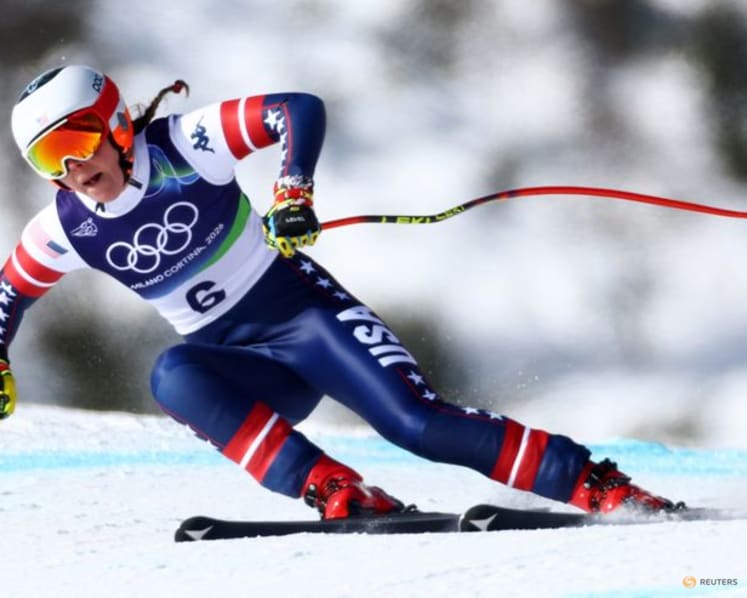 Alpine skiing-Cortina smiles on Johnson after previous pain