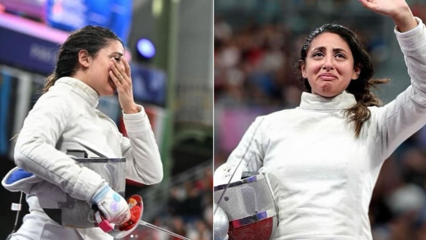 Egyptian fencer Hafez carrying a 'little Olympian' as she reveals pregnancy at Paris Games Egyptian fencer Hafez carrying a 'little Olympian' as she reveals pregnancy at Paris Games