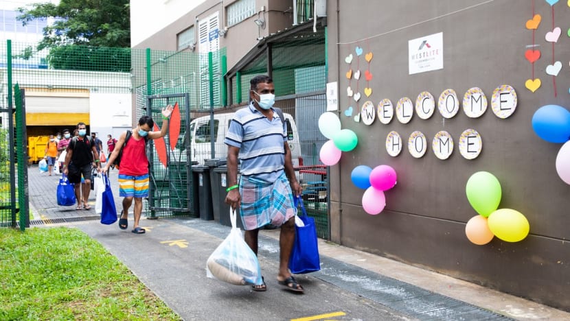 Cleaner but still crowded, say recovered foreign workers returning to ‘virus-free’ dorms