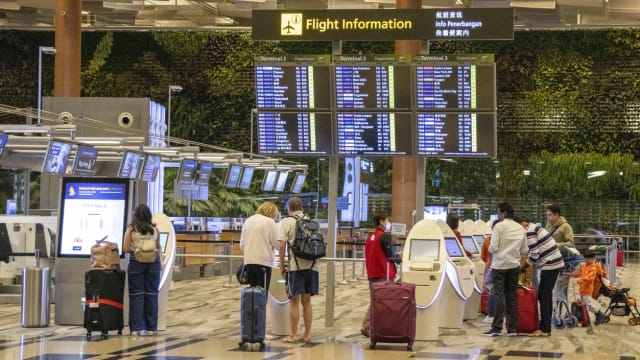 按年增一成 樟宜机场今年第三季接待1680万人次旅客