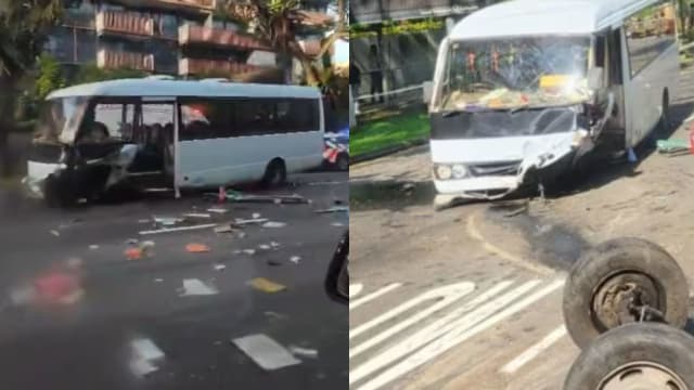 英华学校附小：已联系涉车祸校车的学生和家长