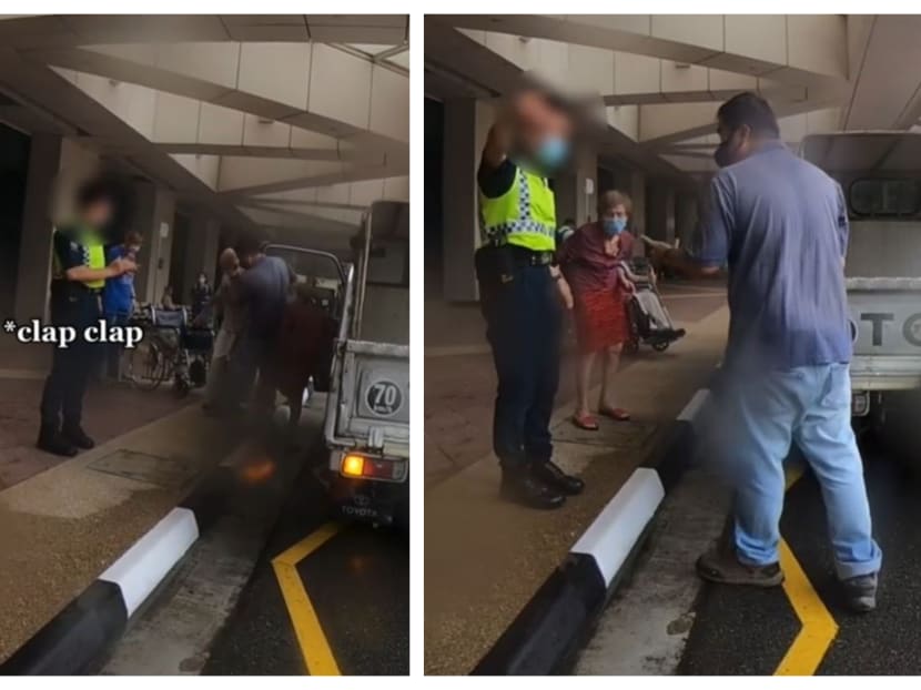 Aetos officer filmed ‘being rude’ to elderly couple removed from duty: TTSH Aetos officer filmed ‘being rude’ to elderly couple removed from duty: TTSH