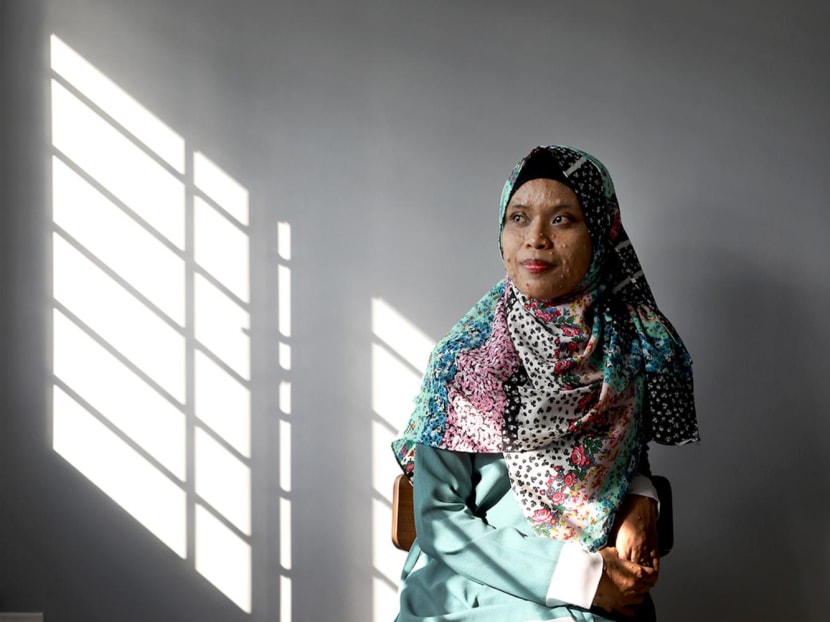 Ms Nur Nabilah Zakaria (pictured) has been diagnosed with neurofibromatosis since she was 12 years old. 