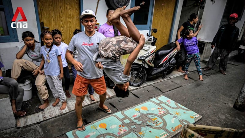 The Jakarta alley producing gymnastics champions