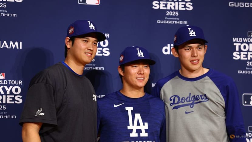 Baseball-Ohtani, Dodgers battle jet lag before opener with Cubs in Tokyo