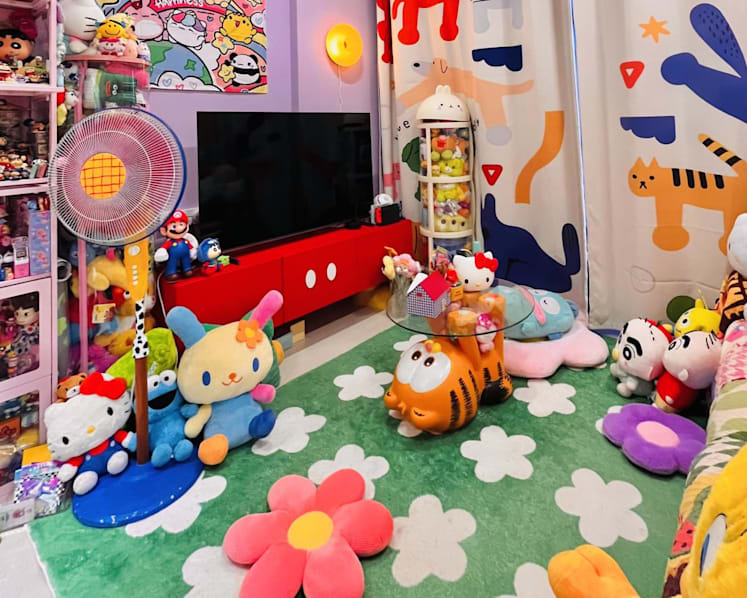 Overstimulating or cute? A couple's colourful, toy-filled BTO flat divides views on TikTok