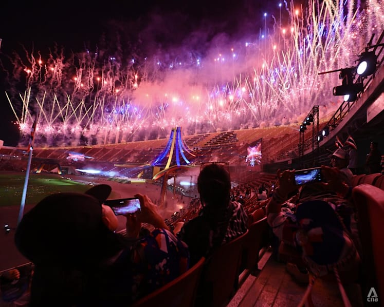 Pyrotechnics and pop performances light up SEA Games closing ceremony in Thailand