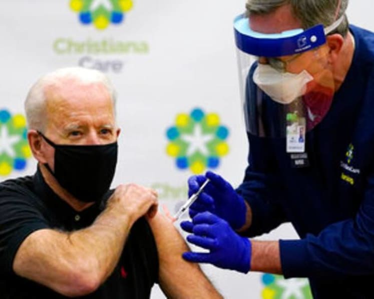 Biden gets 2nd vaccine dose as team readies COVID-19 plan