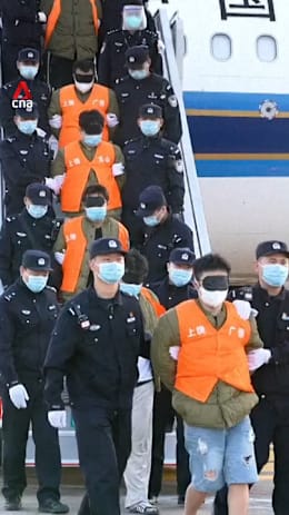 China escorts over 1,100 telecom fraud suspects home from Myanmar