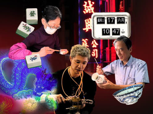 Retro flip clocks, mahjong tiles, neon signs: Meet the last masters behind Hong Kong’s dying trades