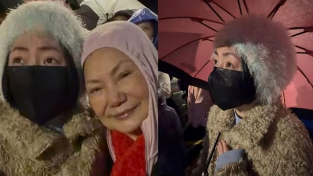 小S元旦发文忆大S　与S妈相依看烟火