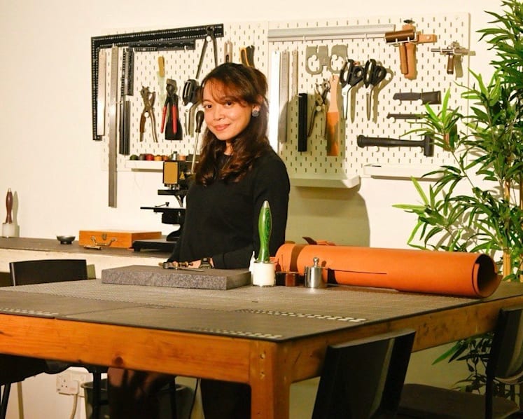 This leather artisan who grew up on St John's Island wants you to slow down and design a bespoke bag with her 