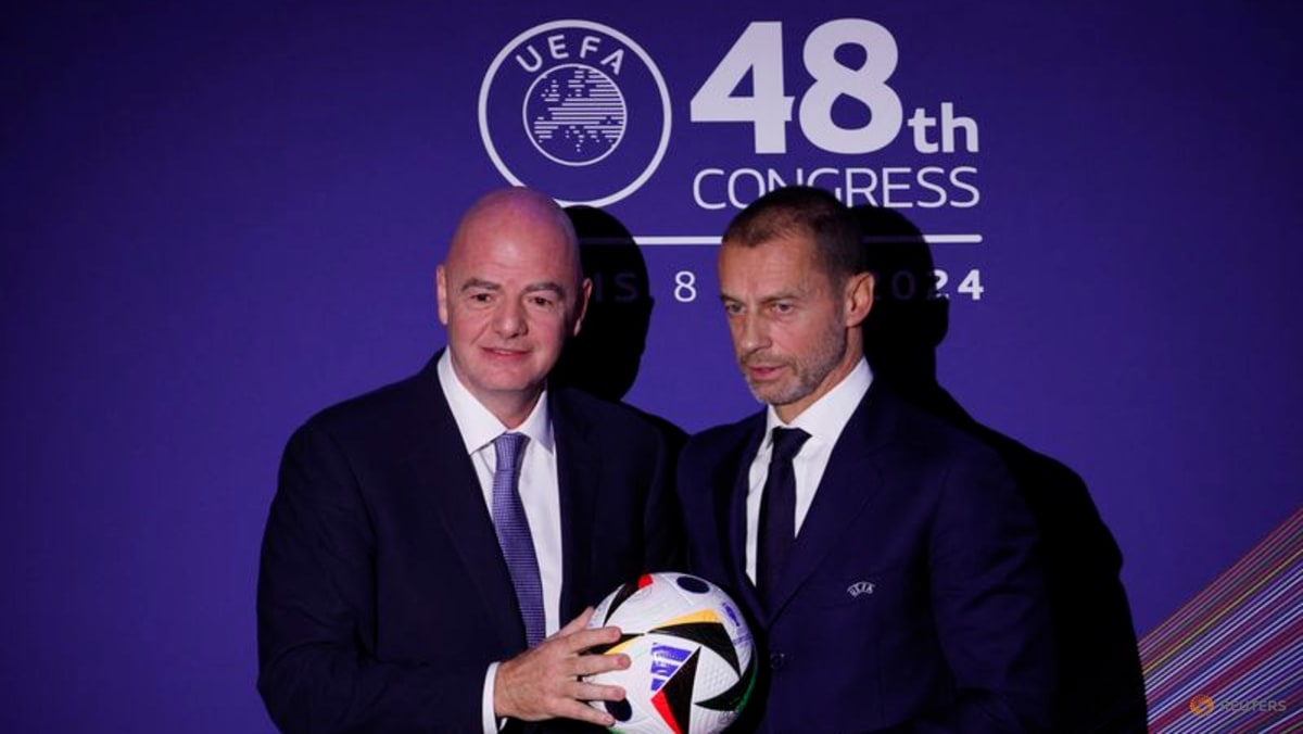 'The emperor is naked': UEFA's Ceferin takes aim at FIFA boss Infantino