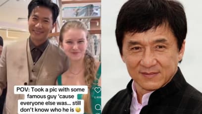 Caucasian TikToker Takes Pic With Desmond Tan Not Knowing Who He Is; "He's Jackie Chan from AliExpress," Netizen Tells Her