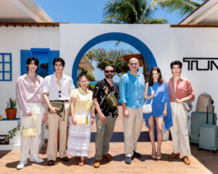 TUMI Celebrates Spring 2026 Collection With  A Star-Studded Mediterranean-Inspired Journey