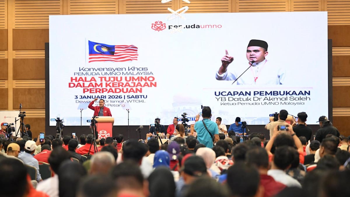 UMNO Youth urges party to quit Anwar-led ruling coalition, team up with Islamist PAS UMNO Youth urges party to quit Anwar-led ruling coalition, team up with Islamist PAS