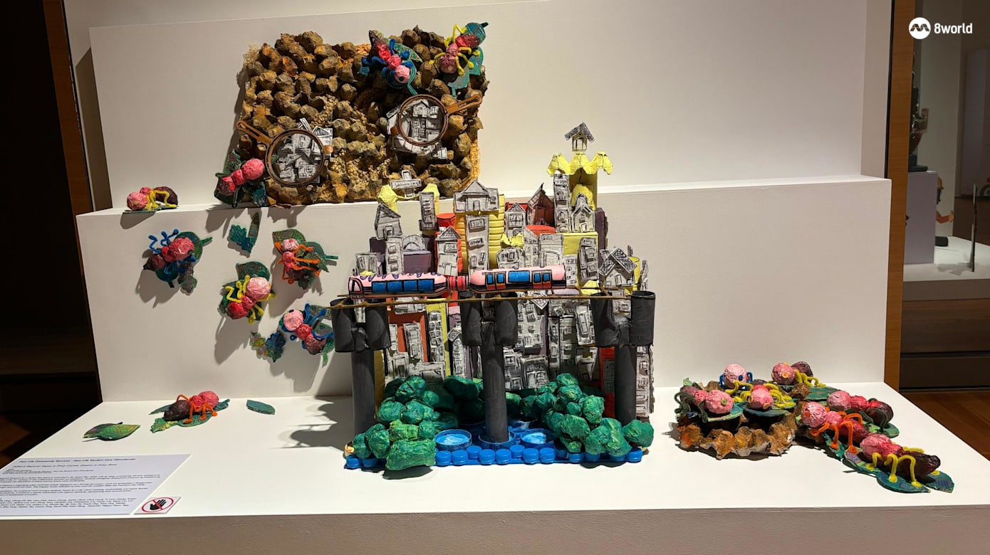 SG60关怀艺术展。（图：周海丽）
