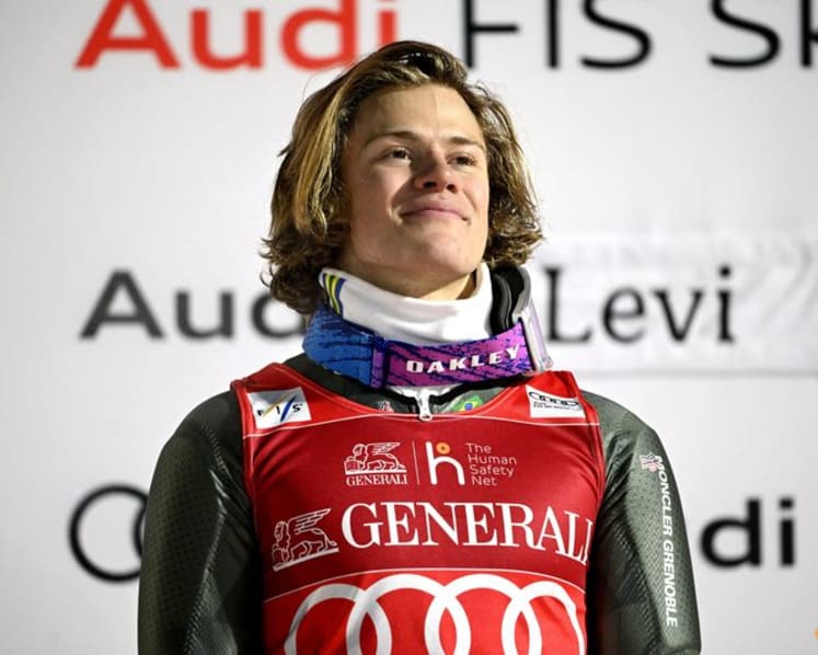 Alpine skiing-Pinheiro Braathen gives Brazil historic first World Cup win