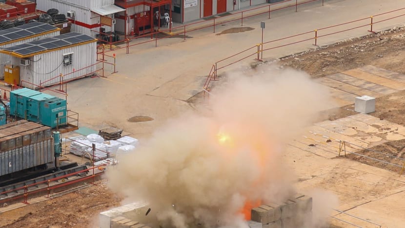 In pictures: Experts detonate World War II bomb at Upper Bukit Timah