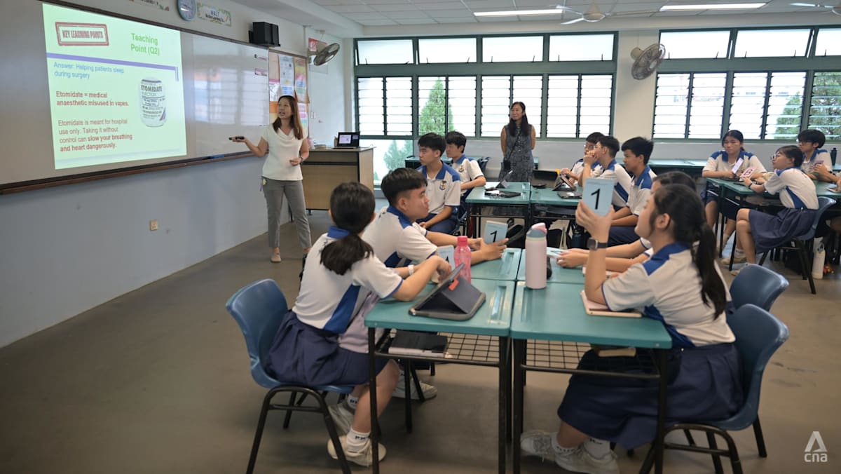 Singapore schools add anti-vaping content to science, character education lessons