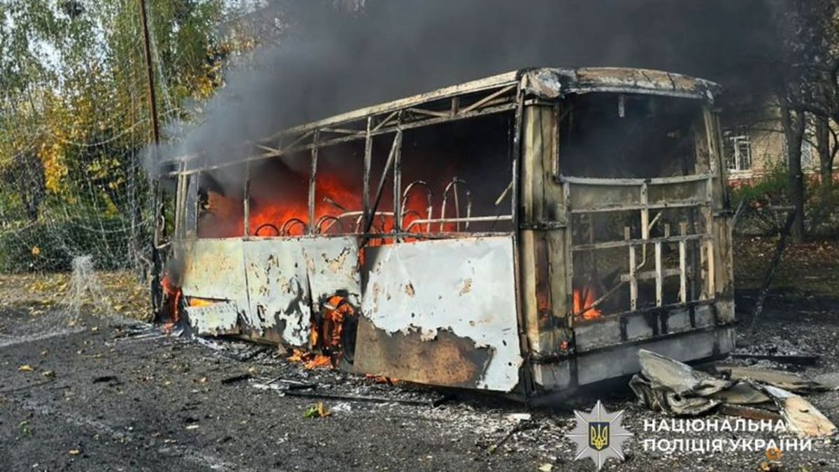 Russian strike on buses kills 30 in Ukraine's frontline city of Kramatorsk