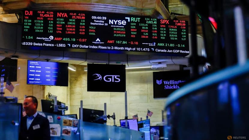 Nasdaq hits record as dollar and Treasury yields climb, oil prices ease