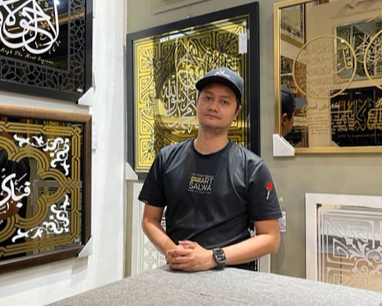 How this Singaporean designer went from making stationery to modern Islamic calligraphic art
