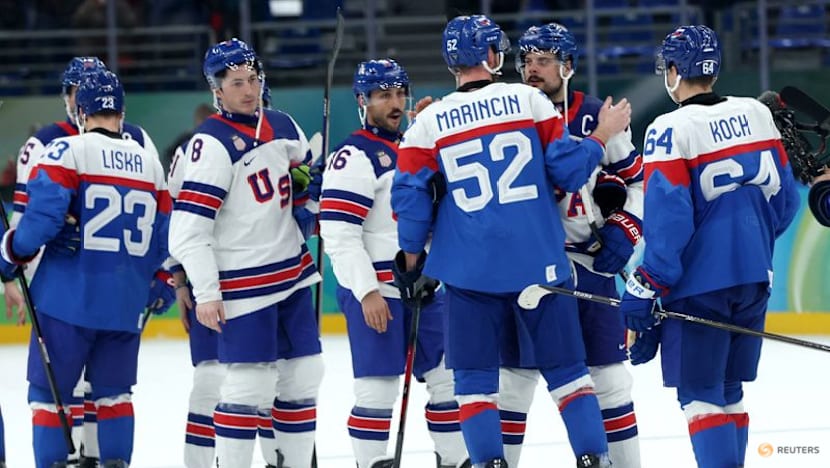Ice hockey-US rout Slovakia to set up final showdown with Canada