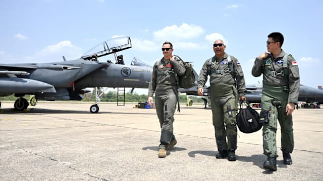 新美泰空军部队 举行“天虎”三边演习