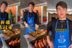 Woman Spots Handsome Roadside Food Stall Owner Along Highway, Stops To Flirt With “Xinjiang’s Edison Chen”