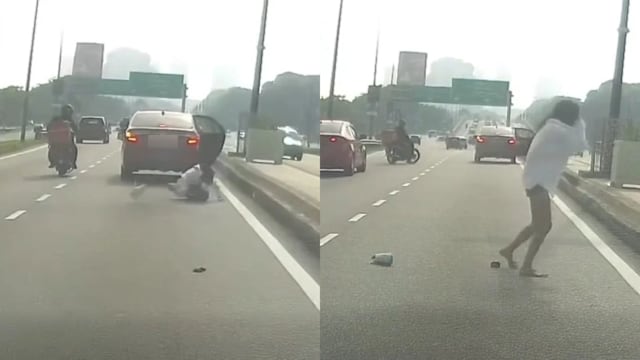 称因司机注视感到不安 马国女子危险跳车