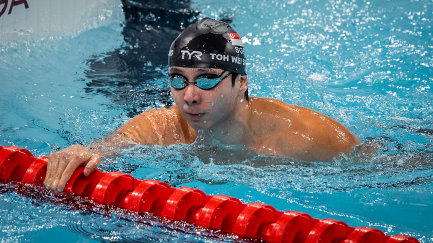 亚细安残疾人运动会 我国泳将杜维崧摘银