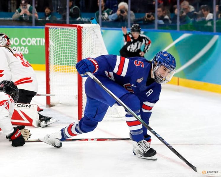 Ice hockey-United States beat Canada in overtime for women's gold