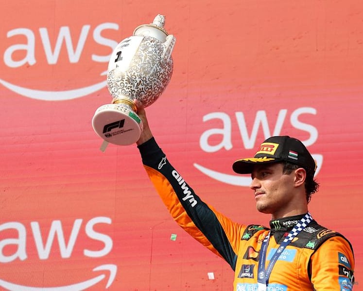 Champion Norris hands McLaren first win of 2026, Antonelli third