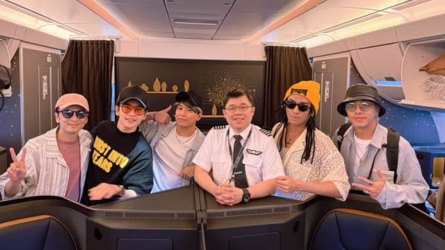 Energy到新加坡宣传　乘坐航班由星宇航空董事长亲自驾驶