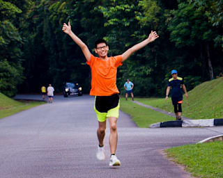 How a young runner with autism stayed the course to finish his first marathon in under 5 hours