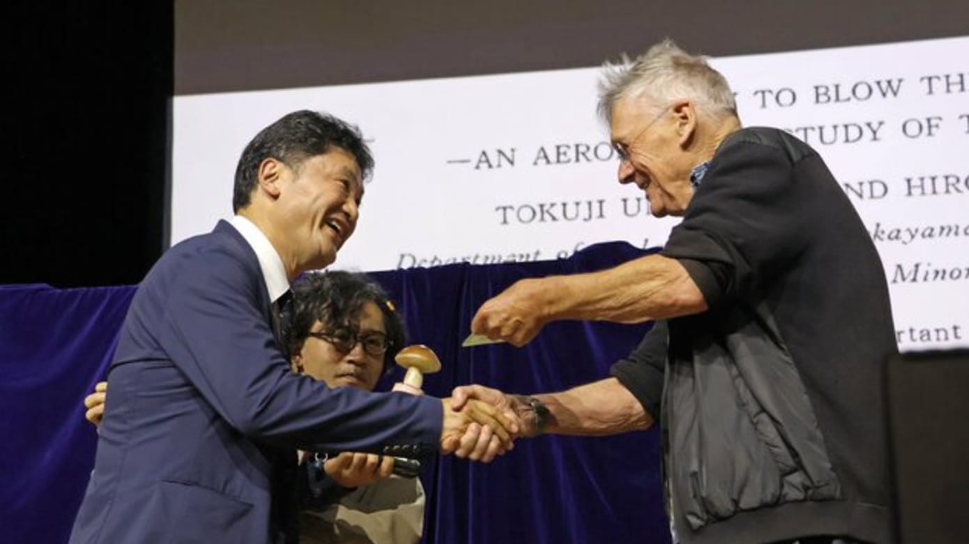 日本已故教授因擤鼻子研究 追授颁予搞笑诺贝尔奖