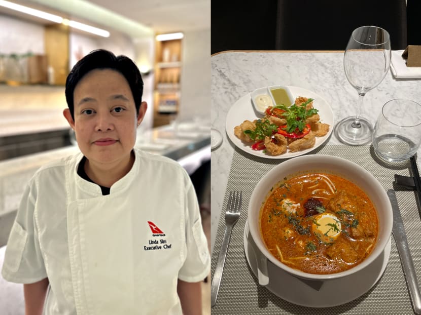 She went from peeling onions to having her own special menu in a Changi Airport first class lounge She went from peeling onions to having her own special menu in a Changi Airport first class lounge