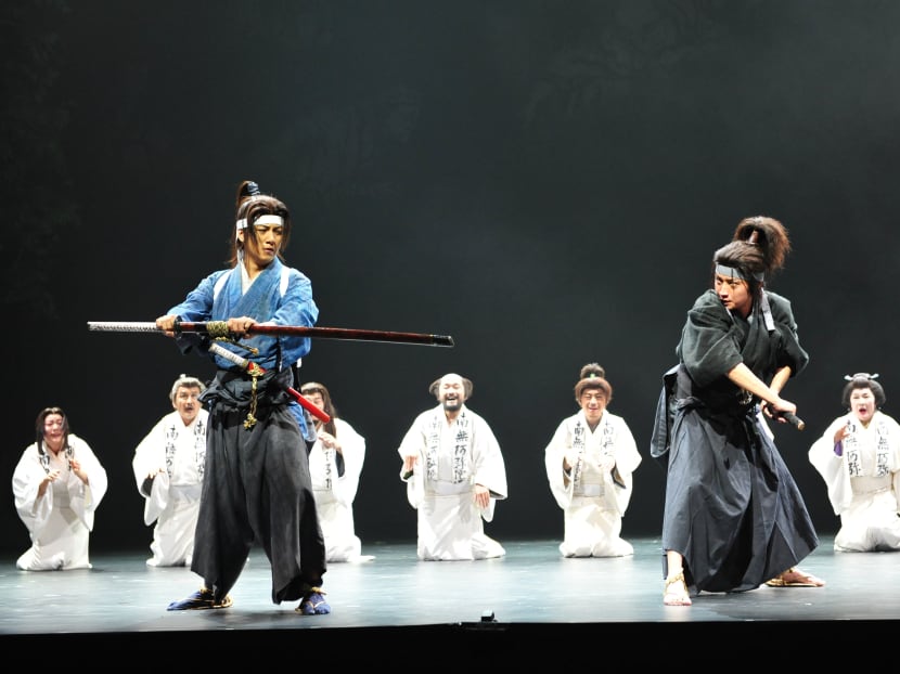 Yukio Ninagawa's Musashi. Photo: Esplanade.