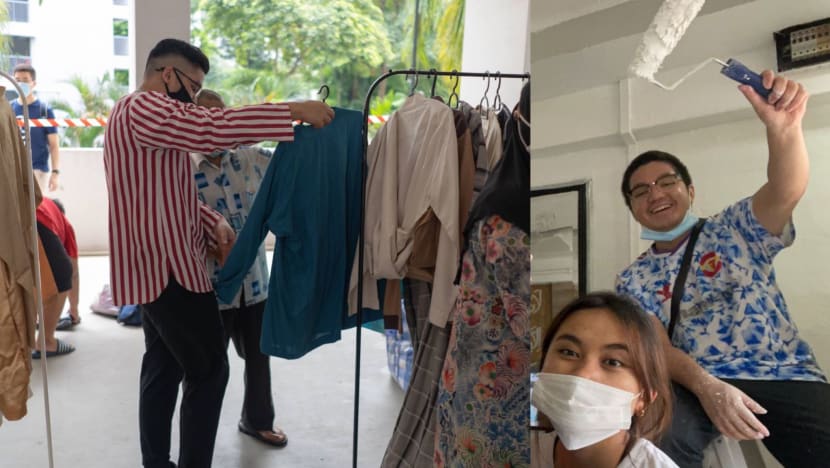 Cikgu muda ini cat rumah sewa, kumpul baju raya ceriakan Aidilfitri penduduk kurang bernasib baik